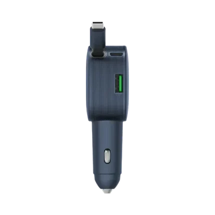 Momax 1-Move⁺ 2-Port 60W Car Charger With Built-In Type C Cable